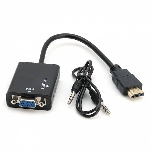 Foto - HDMI konvertor samec na VGA samicu