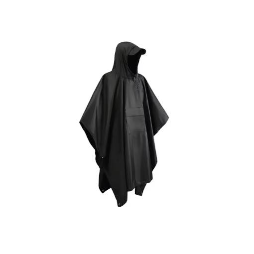 Foto - Cyklistická pláštenka pončo - Čierna