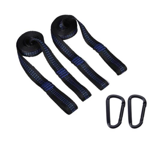 Foto - Upevňovacia sada na hamak - Čierno modrá
