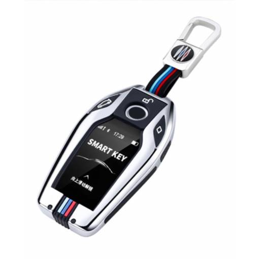 Foto - BMW Display Key púzdro na kľúč - Strieborné