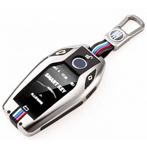 Foto - BMW Display Key púzdro na kľúč - Sivé