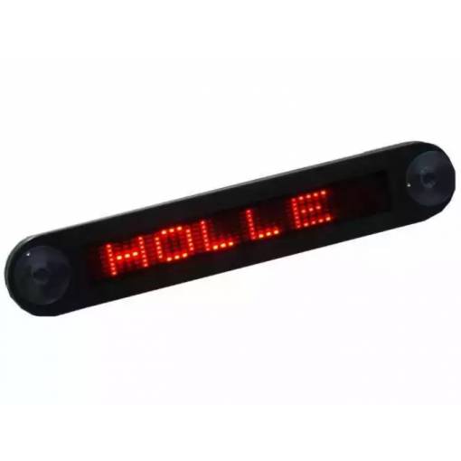 Foto - Programovateľný Auto LED panel s pohyblivým textom a diaľkovým ovládaním