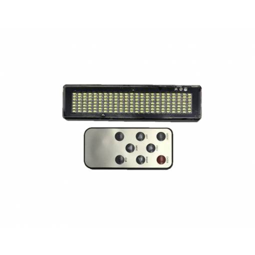 Foto - Programovateľný Auto LED panel s pohyblivým textom a ovládačom