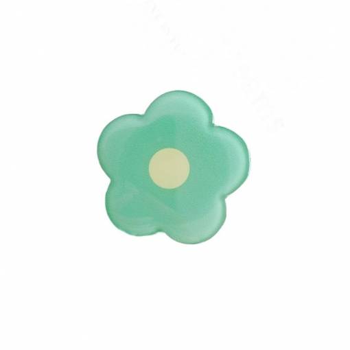 Foto - Pop Socket držiak na mobilný telefón - Kvetina, zelená
