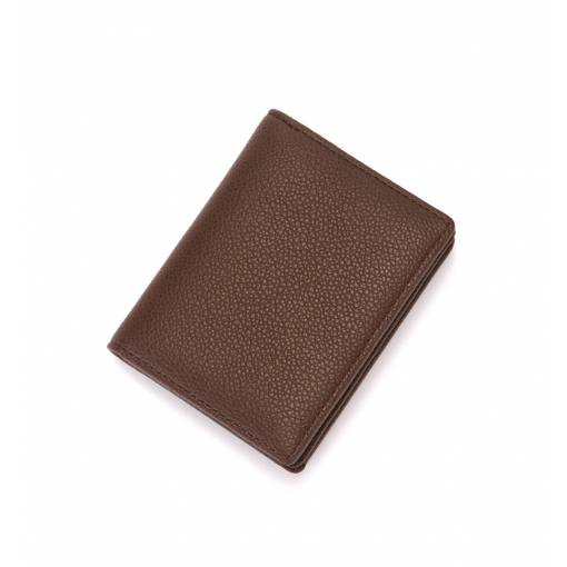 Foto - Kožená peňaženka so siedmimi vreckami - Hnedá