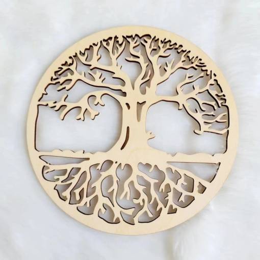 Foto - Drevený ornament 15 cm - Strom života