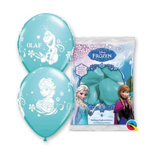 Foto - Prémiové balóniky 12" - Ľadové kráľovstvo, 6 kusov