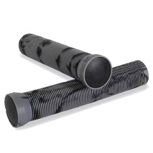 Foto - Žíhané rukoväte na bicykel - Šedo čierne