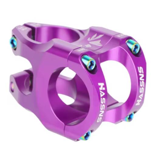 Foto - Nastaviteľný predstavec na riadidlá 35 mm - Fialový