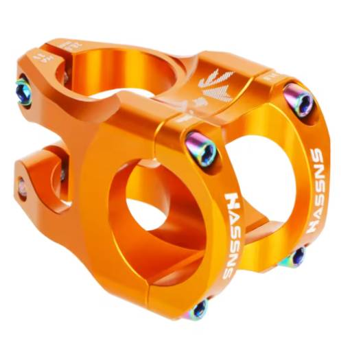 Foto - Nastaviteľný predstavec na riadidlá 35 mm - Oranžový