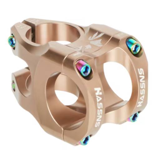 Foto - Nastaviteľný predstavec na riadidlá 35 mm - Ružovo zlatý