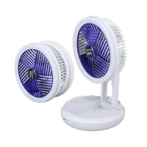 Foto - Skladací ventilátor s lampou
