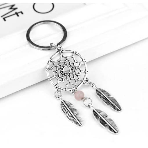 Foto - Prívesok na kľúče - Lapač snov - Pink