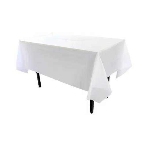 Foto - Plastový obrus – Biely, 137 × 183 cm