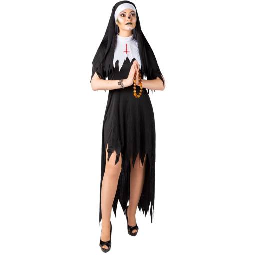 Foto - Halloweenská jeptiška - L/XL