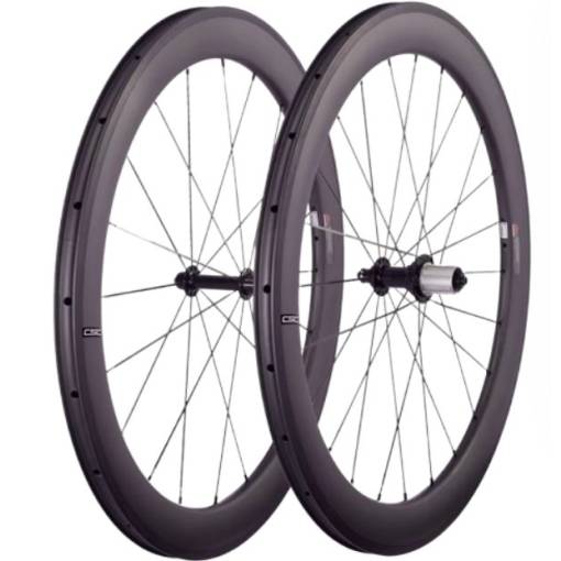 Foto - CSC Ultralehký karbonový set kol 700C 50x25 mm - Clincher - s dušou, 511/522