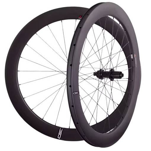 Foto - CSC Ultralehký karbonový set kol 700C 60x25 mm - Tubeless - bez duše, 511/522