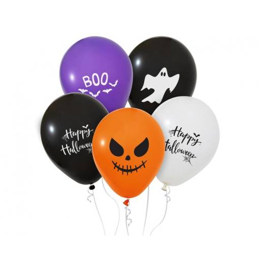 Foto - Prémiové balónky 12" - Halloween, 5 kusov