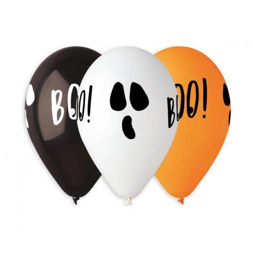 Foto - Prémiové balónky 12" - Boo, 5 kusov
