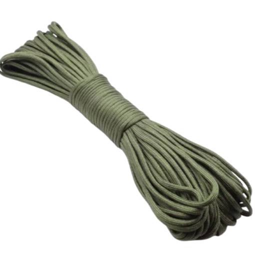 Foto - Paracord lano 30 m - Zelené