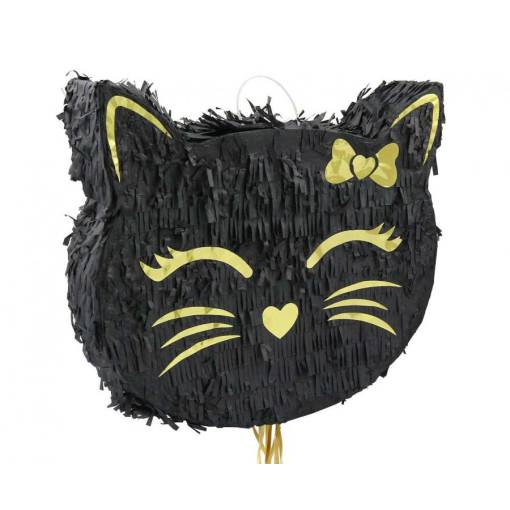 Foto - Piñata - čierna mačka
