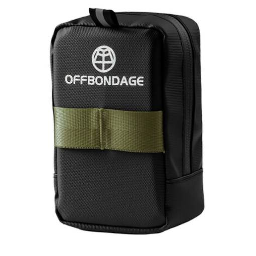 Foto - Vodotesná podsedlová brašna pod sedlo - Čierno zelená