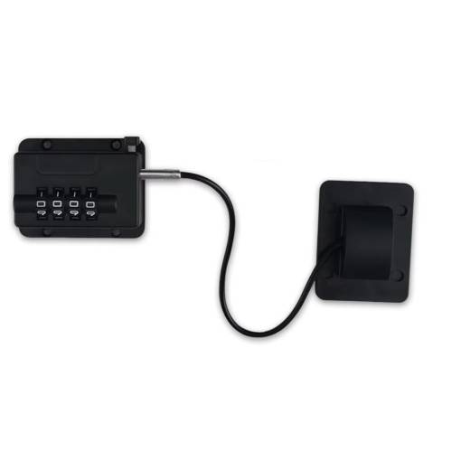 Foto - Prídavný zámok na okná a dvere s číselným kódom - čierny
