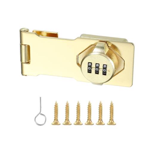 Foto - Univerzálny kódový zámok pre nábytok - Zlatý