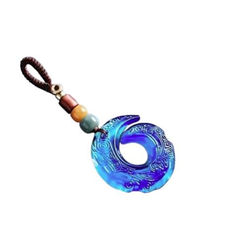 Foto - Prívesok na kľúče s meniacou sa farbou podľa teploty - Hadí drak