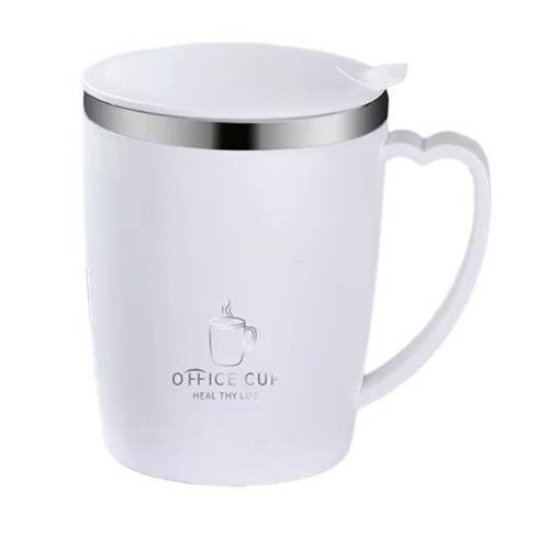 Foto - Termo hrnček s viečkom 350ml - Biele