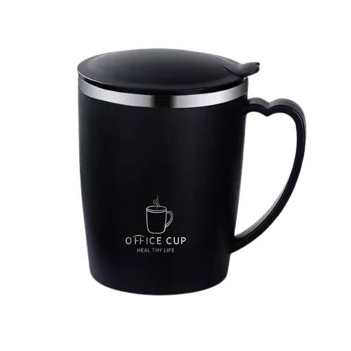 Foto - Termo hrnček s viečkom 350ml - Čierny