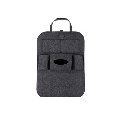 Foto - Organizér na zadné sedadlo auta – viacúčelový závesný kapsár - Šedý