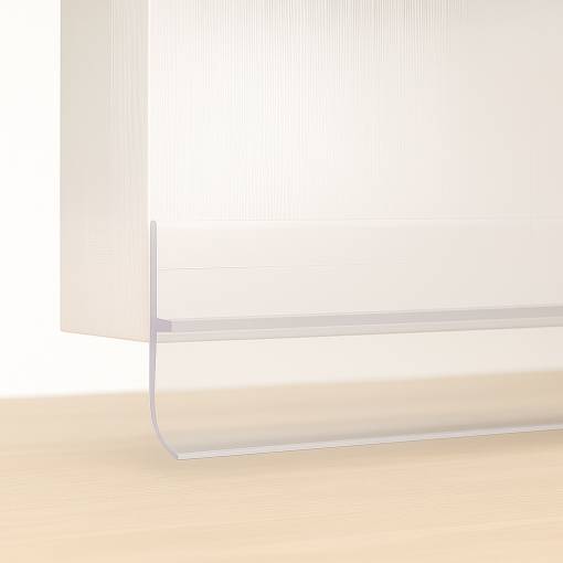 Foto - Samolepiaca lišta pod dvere 100 cm - Transparentná