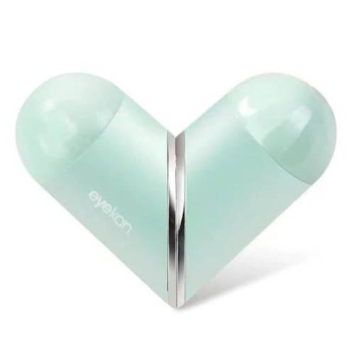 Foto - Srdcová cestovná krabička na kontaktné čočky - Zelená