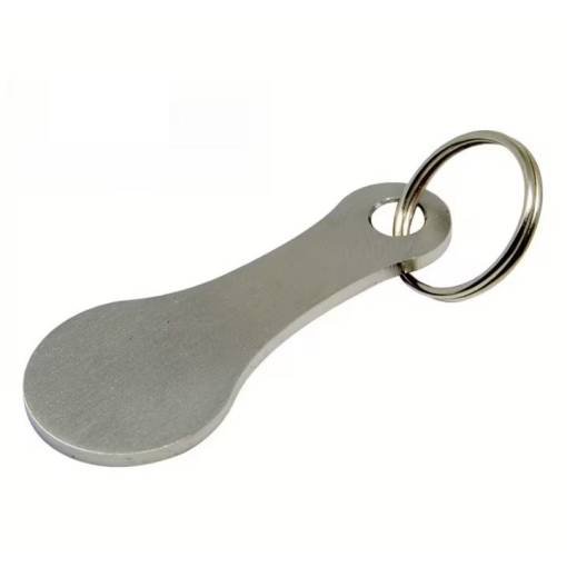 Foto - Prívesok s nákupným žetónom - Strieborný