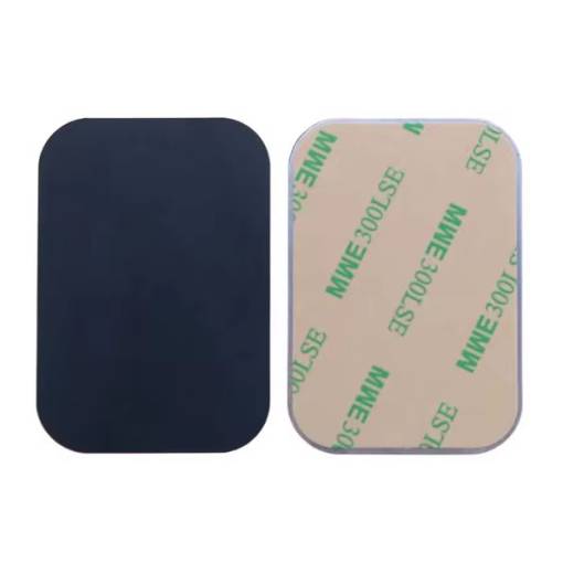 Foto - Nalepovacia kovová podložka pre magnetické držiaky - 65 × 45 mm