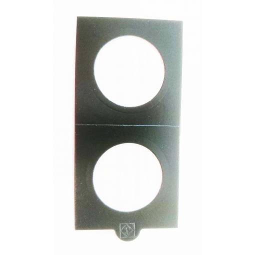 Foto - Samolepiaci čierny obal na skladovanie mincí - 39,5 mm