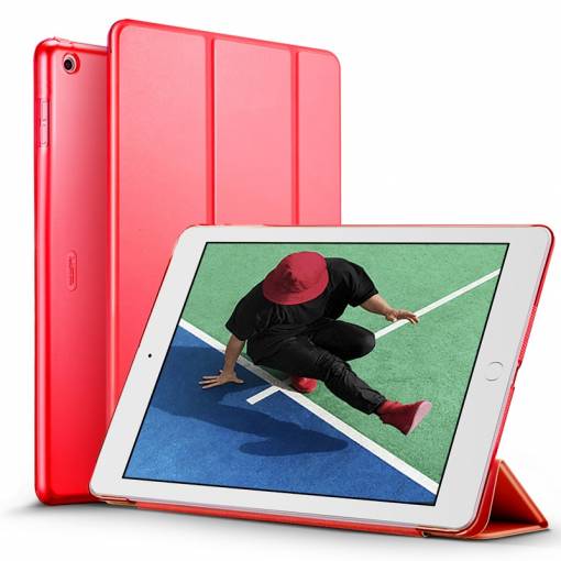Foto - Bordeaux kryt pre iPad AIR, iPad AIR 2, iPad PRO 9.7 "(2016), iPad 9.7" (2017) a iPad 9.7" (2018) - Červená