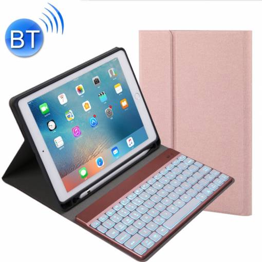 Foto - DeLuxe klávesnica pre iPad + slot pre Apple Pencil - Ružová