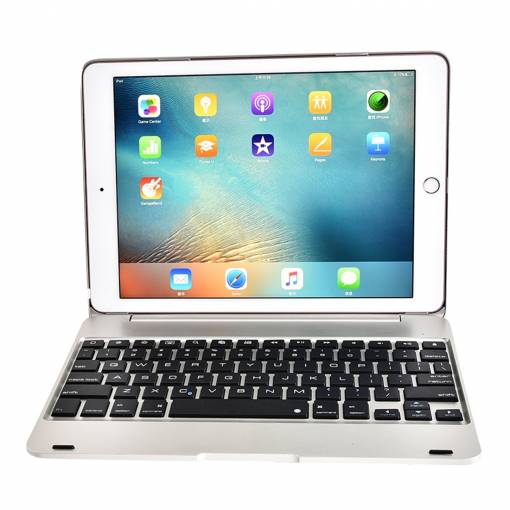Foto - Bezdrôtová klávesnica Laptop - Strieborná