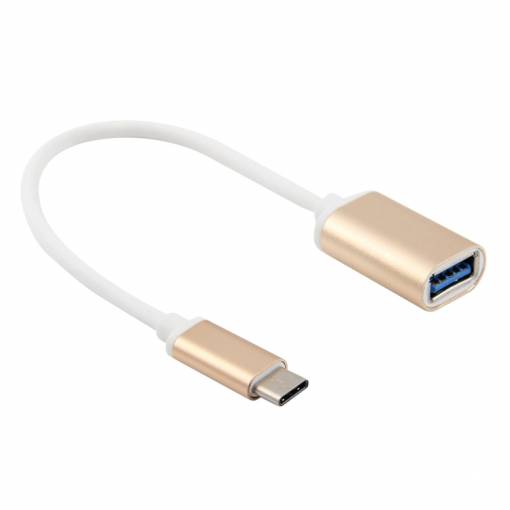 Foto - Redukcia z USB-C na USB - Zlatá