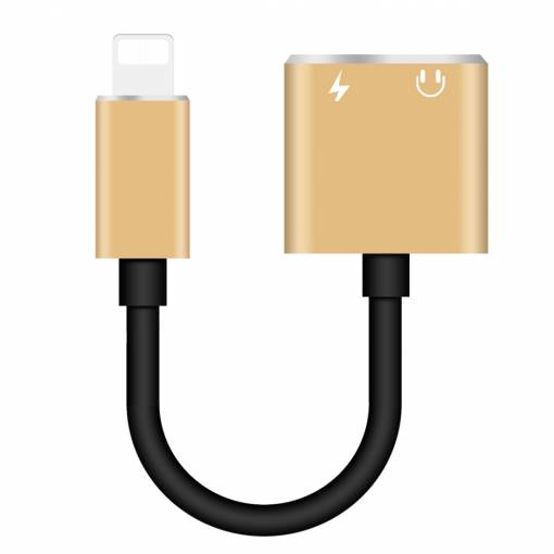 Foto - Redukcia z lightning na 2x lightning - Zlatá
