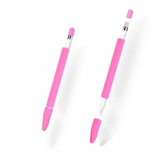 Foto - Silikónový obal na Apple Pencil (Sada 4 ks) - Ružová