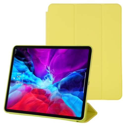 Foto - PU kryt pre Apple iPad Pro 12.9 (2020) - Žltý