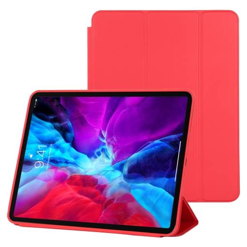Foto - PU kryt pre Apple iPad Pro 12.9 (2020) - Červený