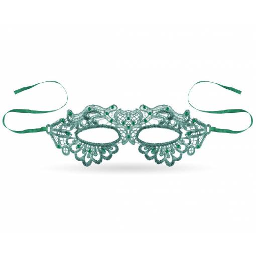 Foto - Čipková maska - Emerald Lady