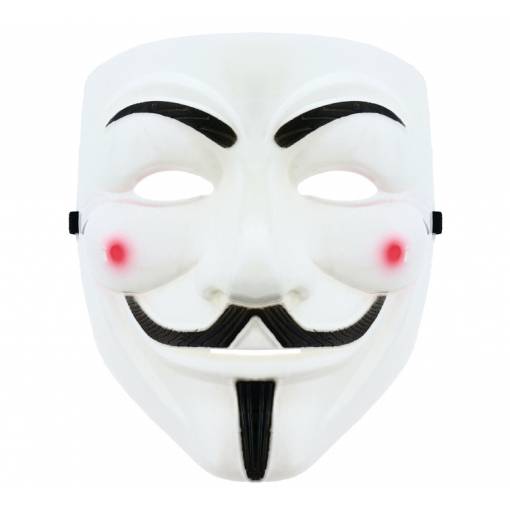 Foto - Maska Anonymous - Biela