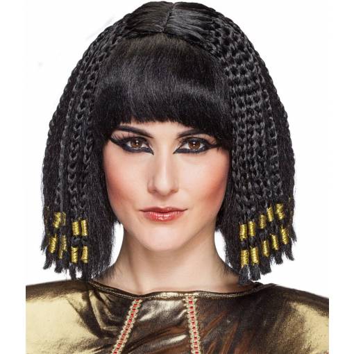 Foto - Dámska parochňa - Egyptská kráľovná s vrkôčiky