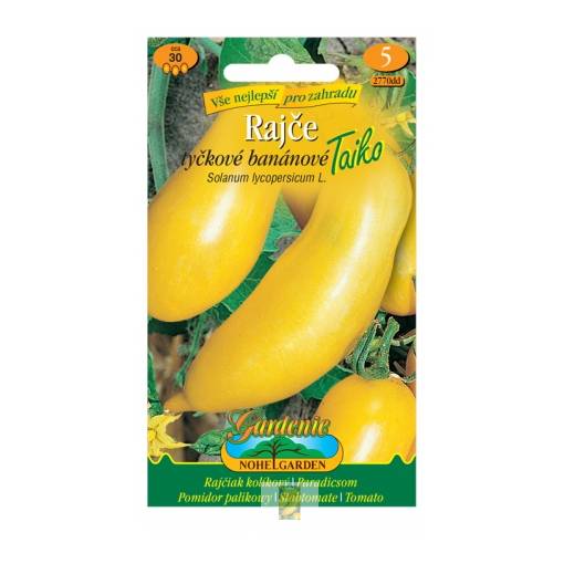 Foto - Paradajka tyčková banánová TAIKO - Žlté