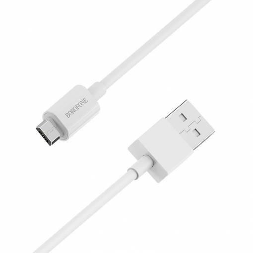 Foto - Borofone kábel Micro USB 5V/2.4A - 1 meter